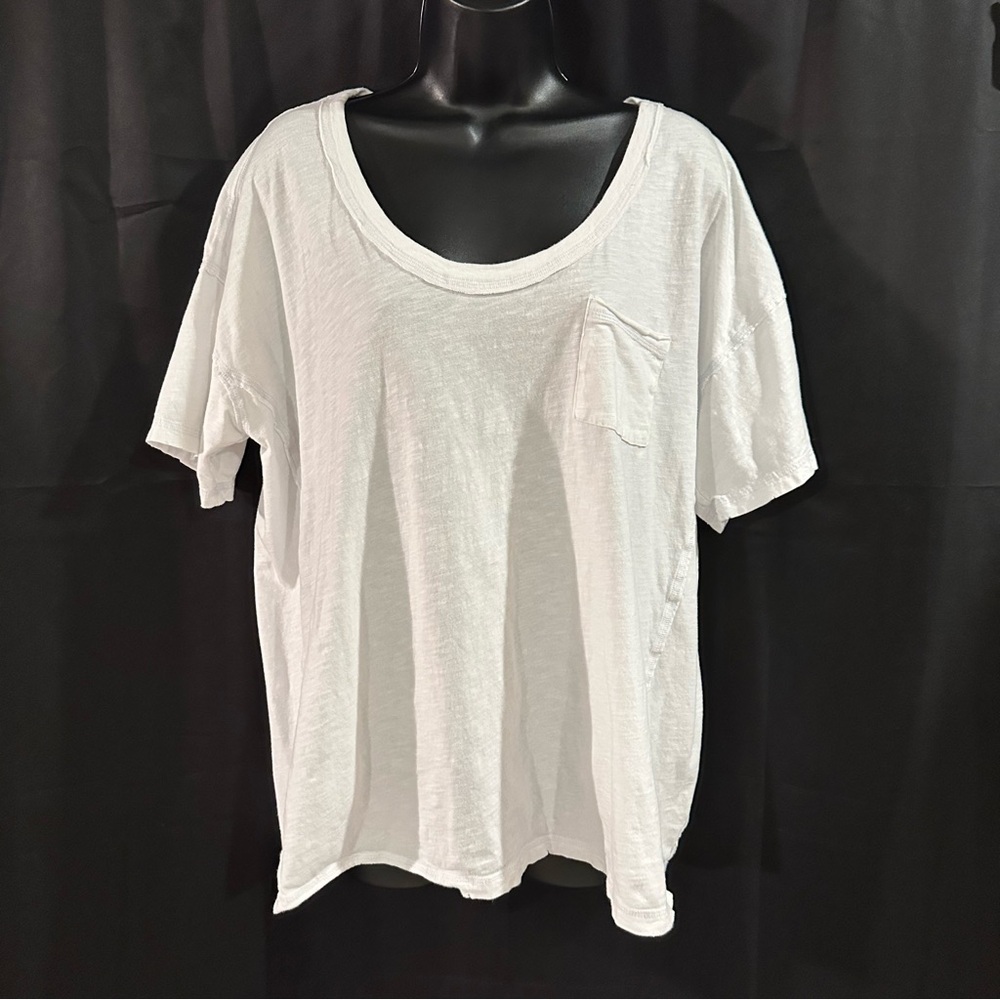 Aerie Soft White Tee